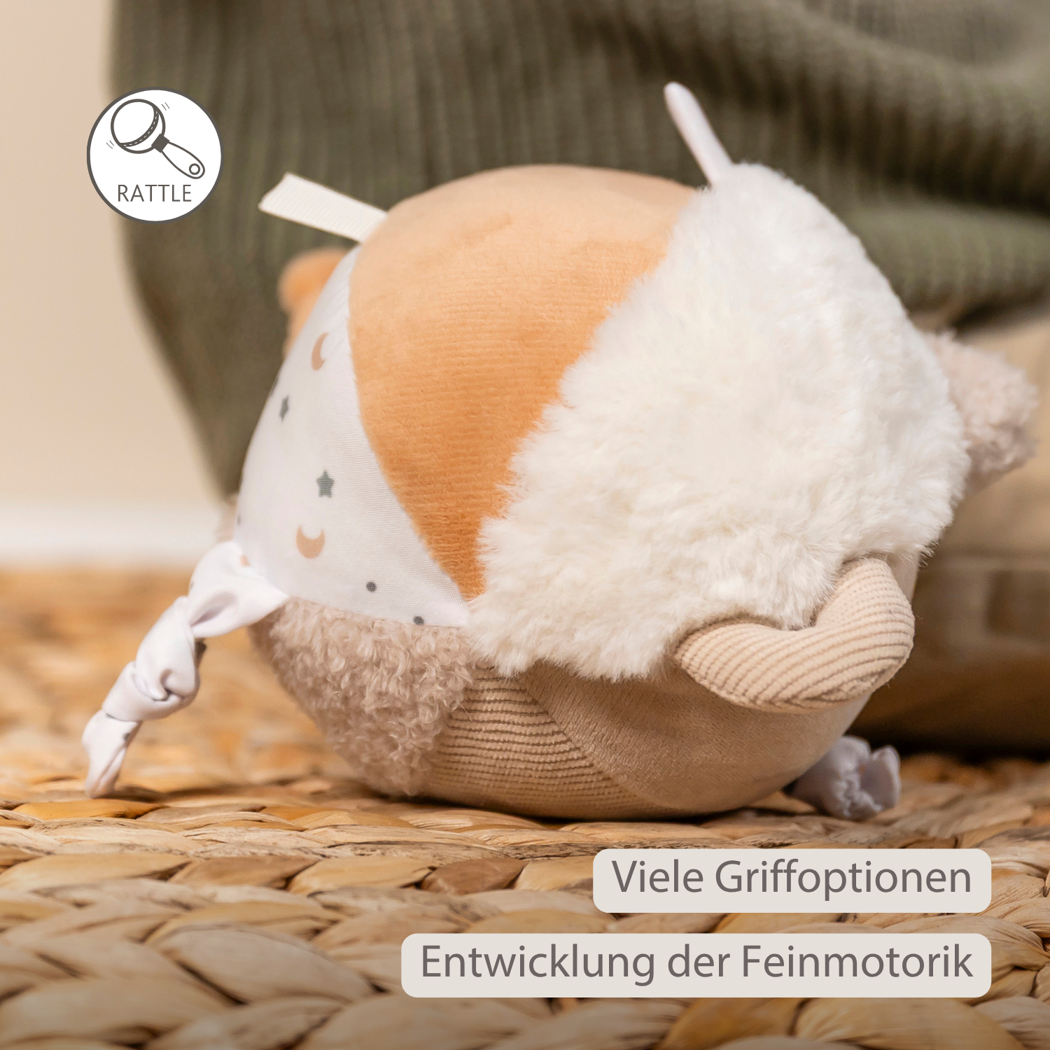 nattou-lapidou-kuschelball-15-cm-beige image 3