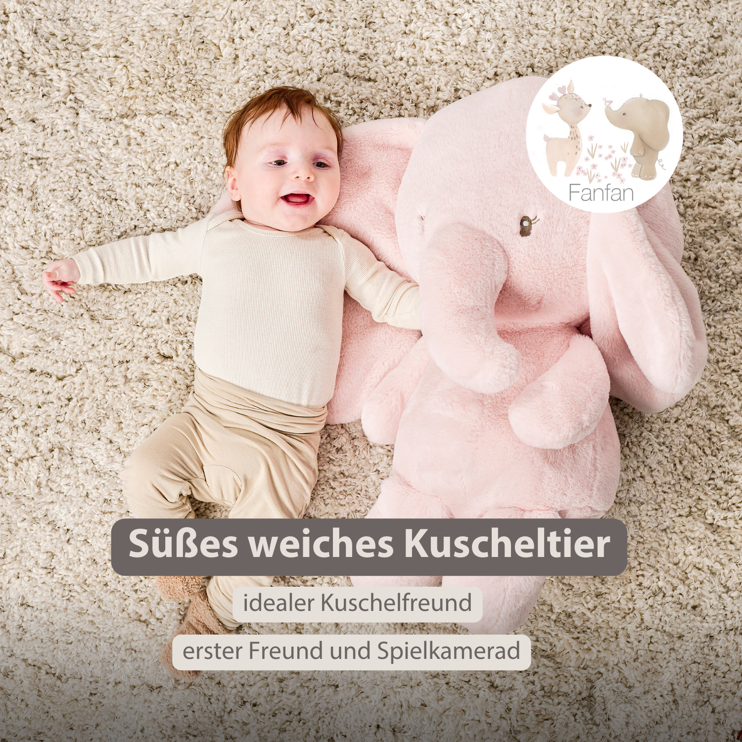 nattou-fanfan-maxi-kuscheltier-elefant-60-cm-rosa image 2