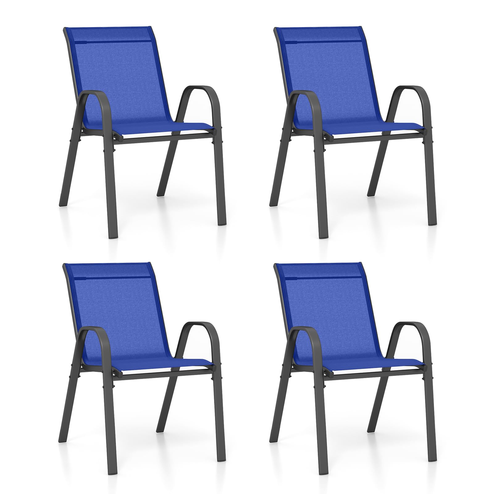 komfotteu-gartenst-hle-4er-set-stapelbar-grau-56x70x84-cm-mit-armlehnen image 8