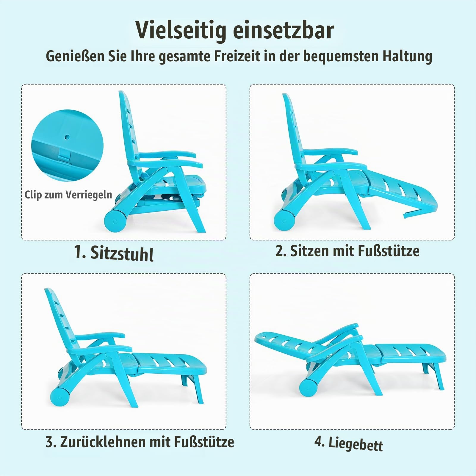 komfotteu-sonnenliege-mit-r-dern-pp-5-fach-verstellbar-t-rkis-150-kg image 7