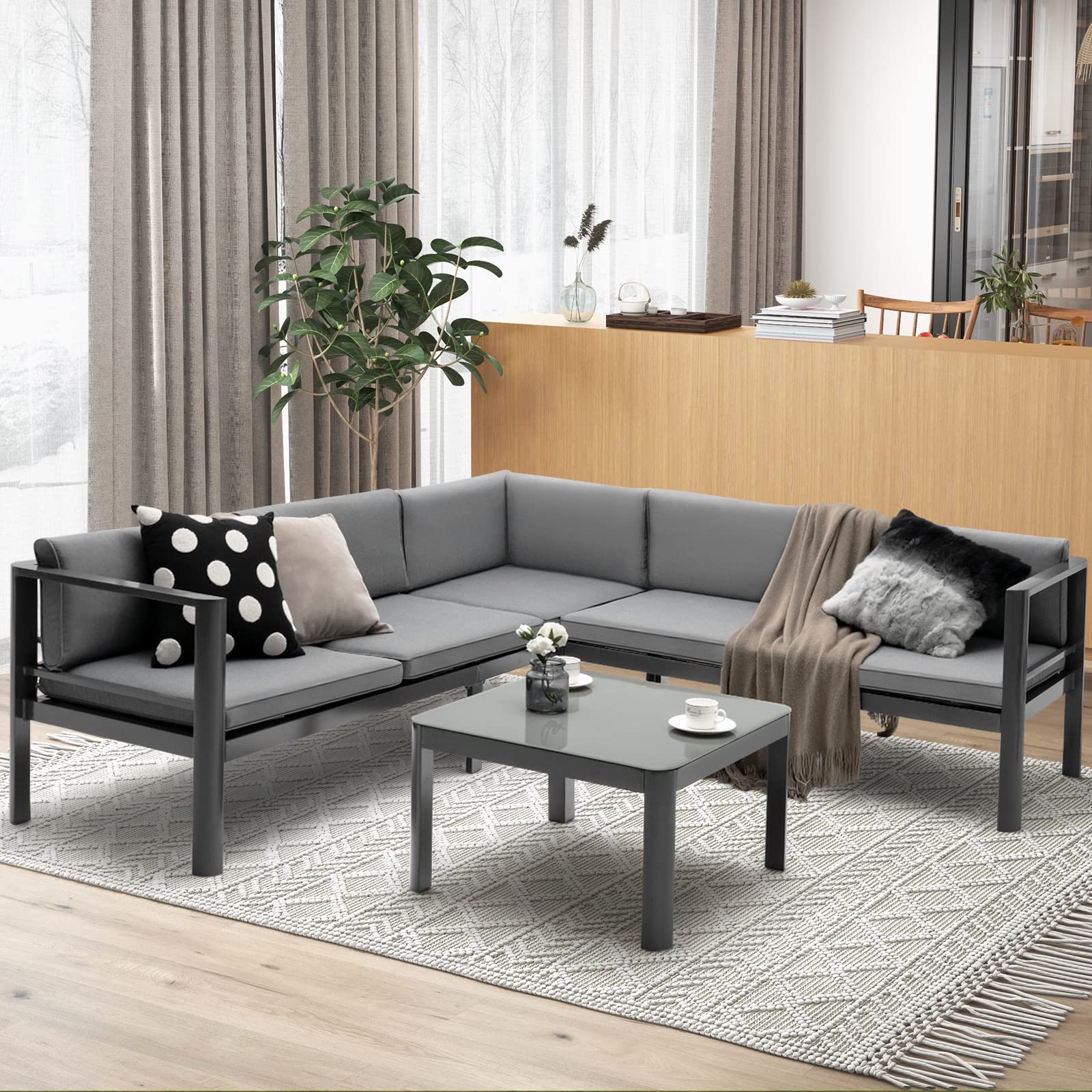 komfotteu-lounge-set-aluminium-f-r-5-6-personen-l-gartensofa-mit-kaffeetisch-ink image 2