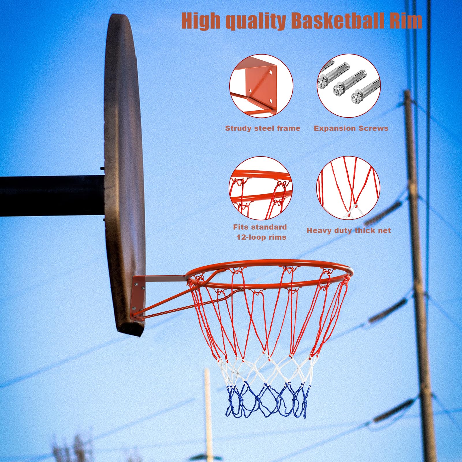 komfotteu-basketballkorb-wandmontage-45-cm-mit-netz image 4