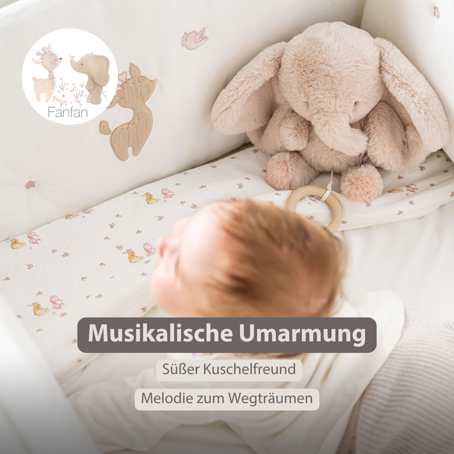 nattou-fanfan-musikalischer-kuschelelefant-25-cm-sand image 2