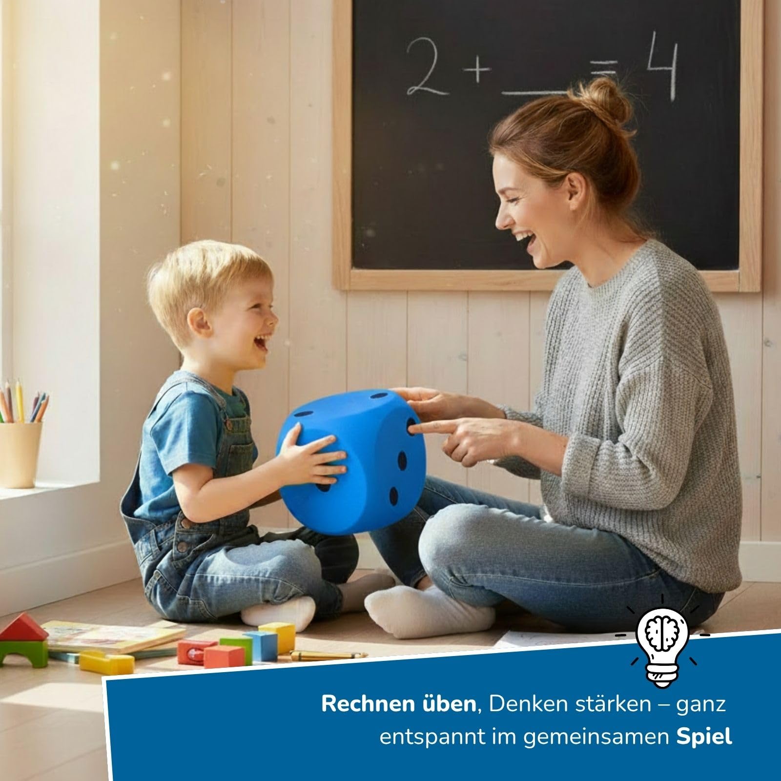 alldoro-xxl-schaumstoff-w-rfel-12er-set-15-cm-blau image 6