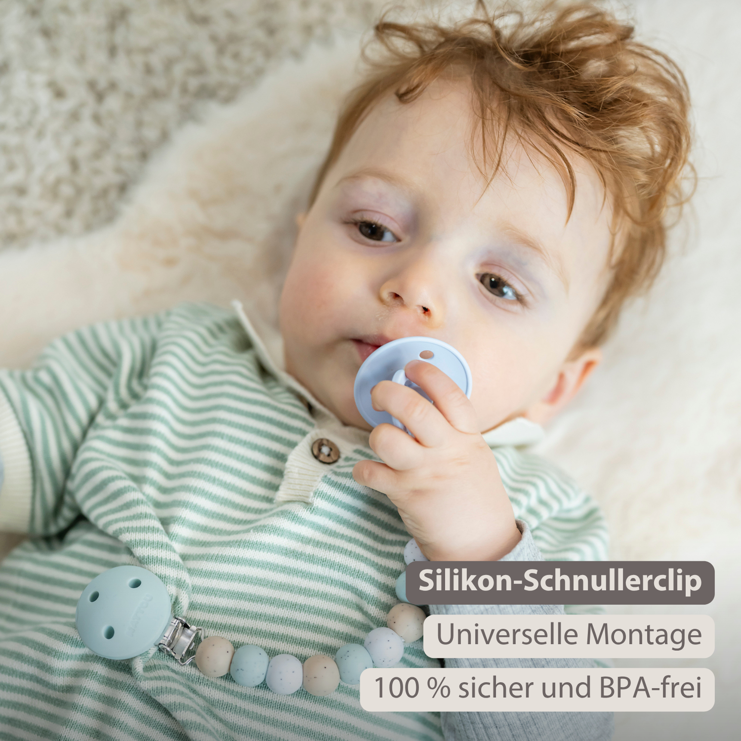 nattou-silikon-schnullerkette-21-cm-multi-gr-n image 2