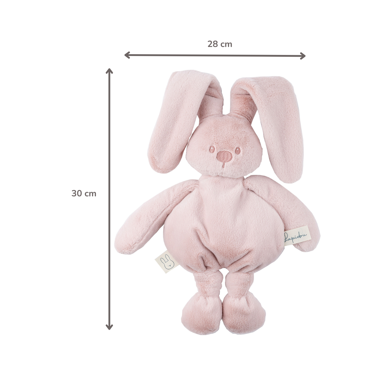nattou-lapidou-kuschelhase-30-cm-puderrosa image 6