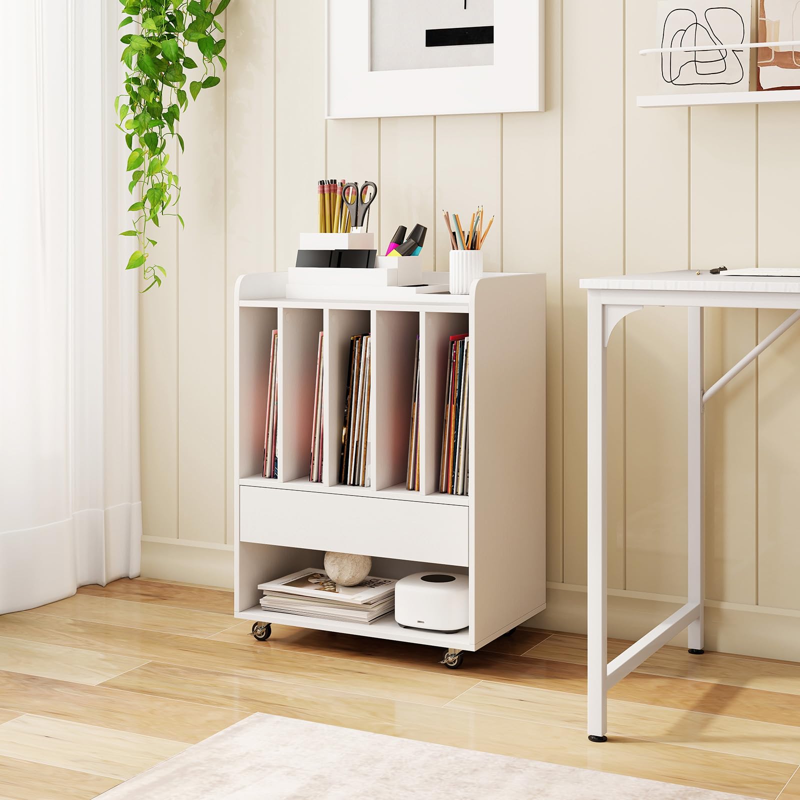 komfotteu-plattenspielerst-nder-mit-rollen-wei-52x29-5x73-cm-f-r-180-alben image 2