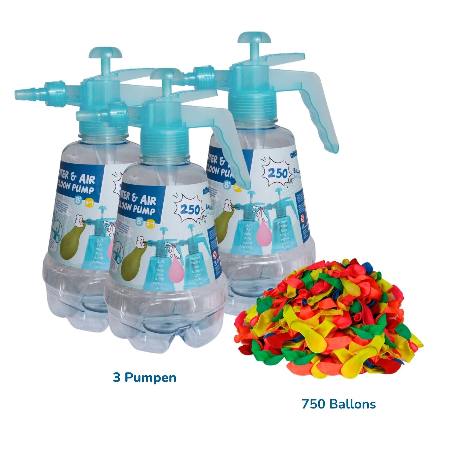 alldoro-ballonpumpe-mit-wasserbomben-3er-set-inkl-750-ballons image 7
