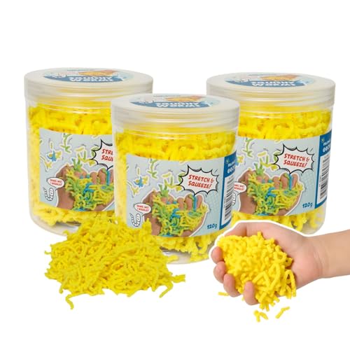 alldoro-squishy-worms-3er-set-motorikspielzeug-gelb image 8