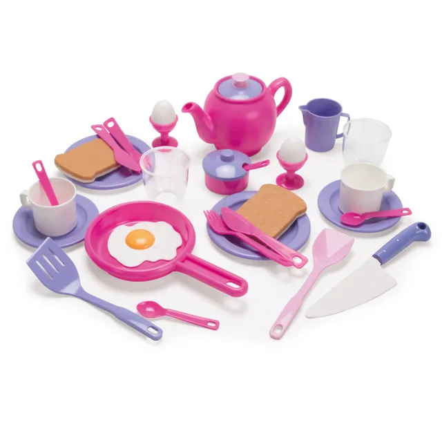 dantoy-breakfast-set-32-tlg-rollenspiel-fr-hst-ck-princess-pink-ab-2-jahren image 1