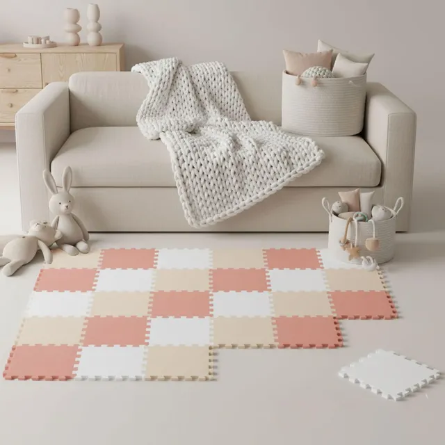 littletom-spielmatte-baby-puzzlematte-pastell-27-matten-je-30x30-cm-270x90-cm image 1