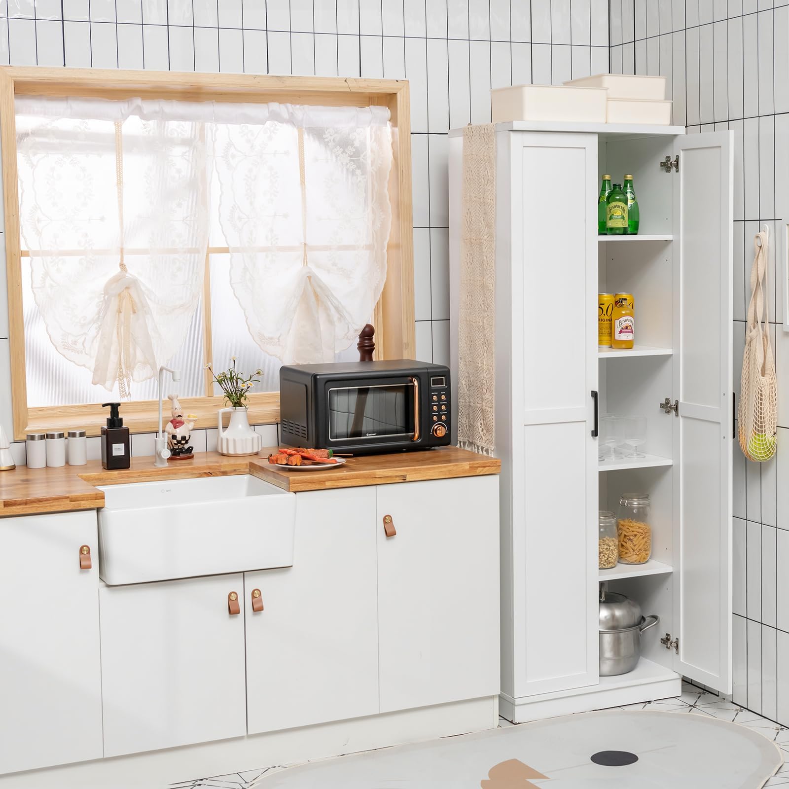 komfotteu-mehrzweckschrank-wei-mit-doppelt-r-59x43-5x178-cm image 2