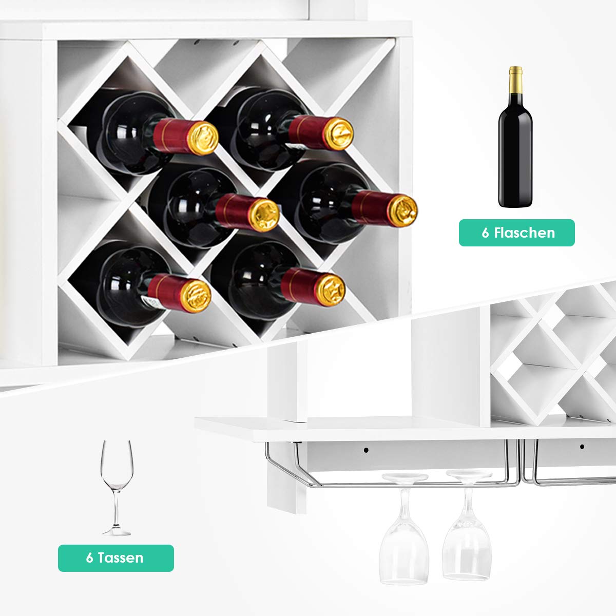 komfotteu-wandflaschenhalter-weinregal-wei-80-x-58-5-x-20-cm image 3