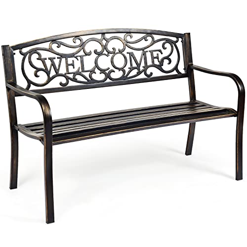 komfotteu-gartenbank-metall-mit-r-ckenlehne-und-armlehne-127-x-63-x-88-cm image 8