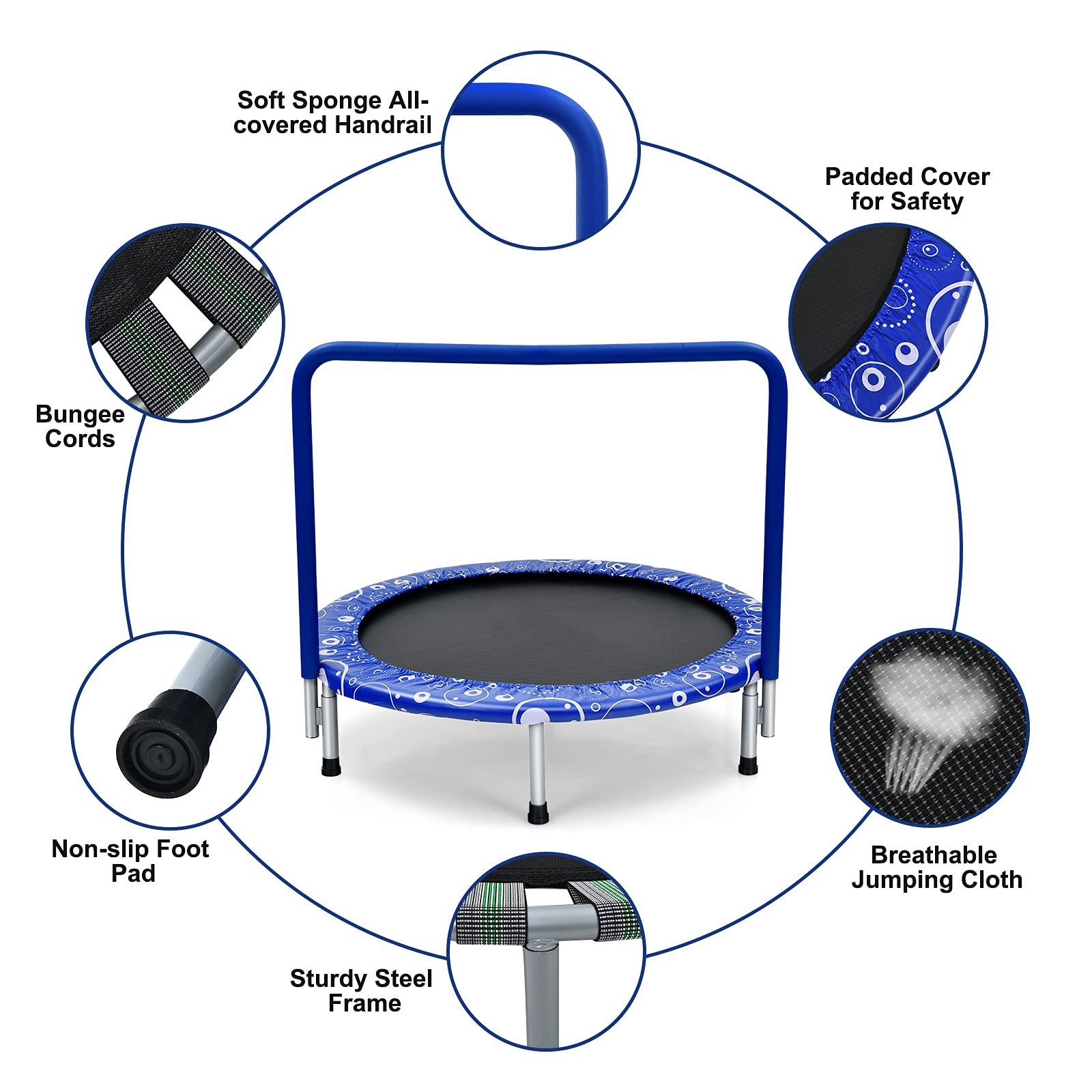 komfotteu-kinder-mini-trampolin-92cm-faltbar-mit-haltegriff image 4