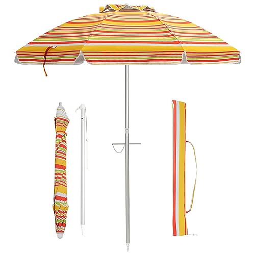 komfotteu-sonnenschirm-strand-knickbar-uv50-198cm image 8