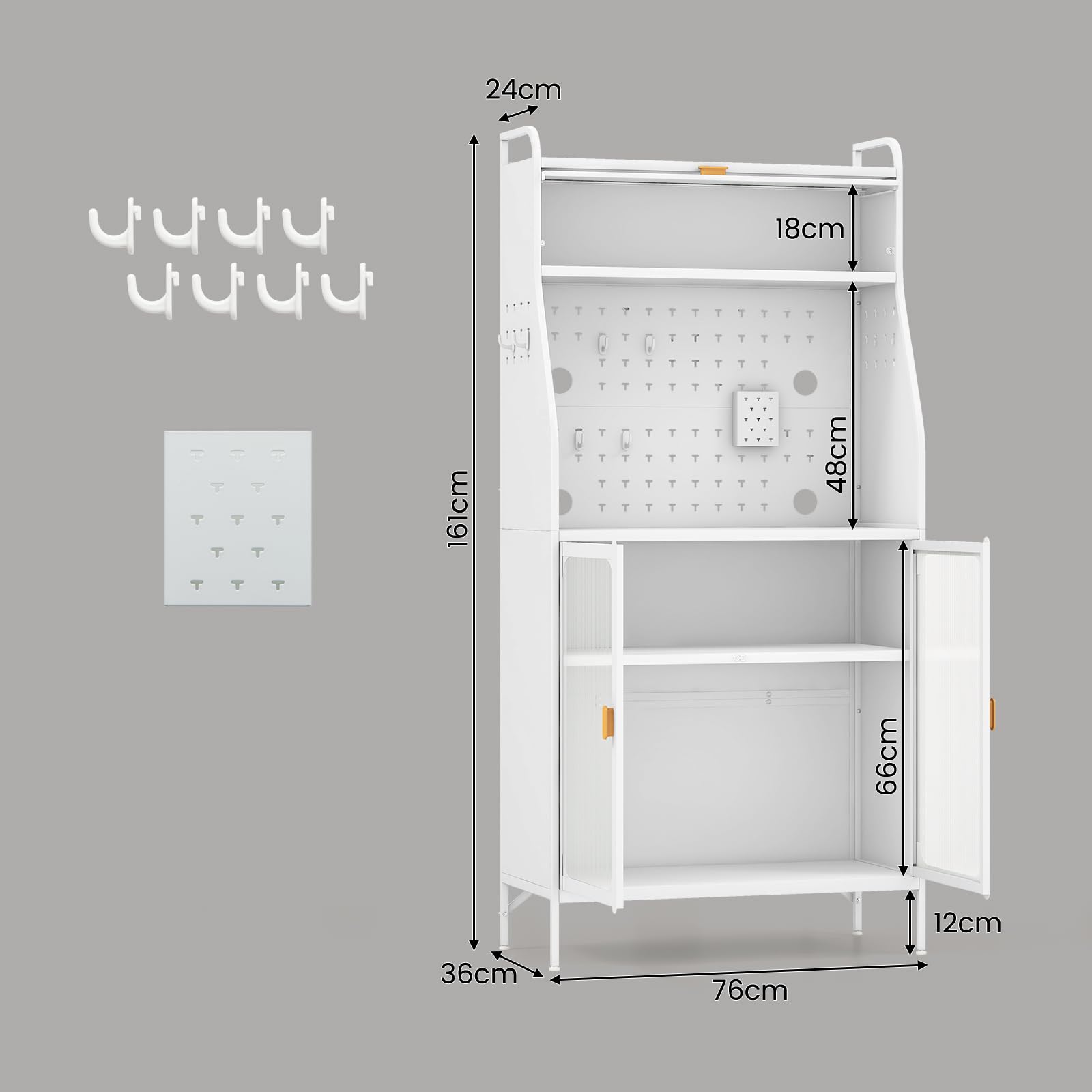 komfotteu-k-chenschrank-vorratsschrank-mit-glasst-ren-wei image 2