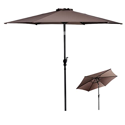 komfotteu-sonnenschirm-knickbar-300-cm-mit-uv-schutz-und-kurbel-terrassenschirm image 6