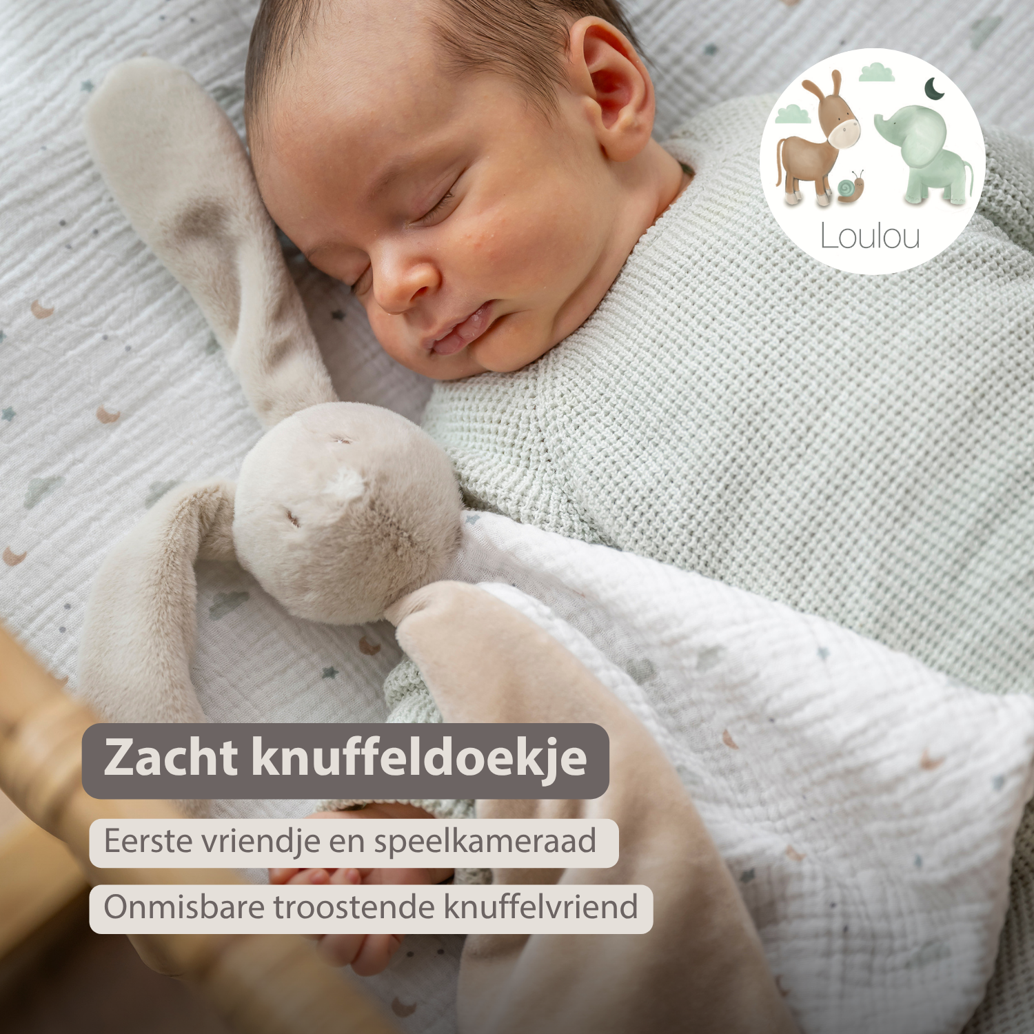 nattou-loulou-maxi-kuscheltuch-hase-60x40-cm-sand-ecru image 8