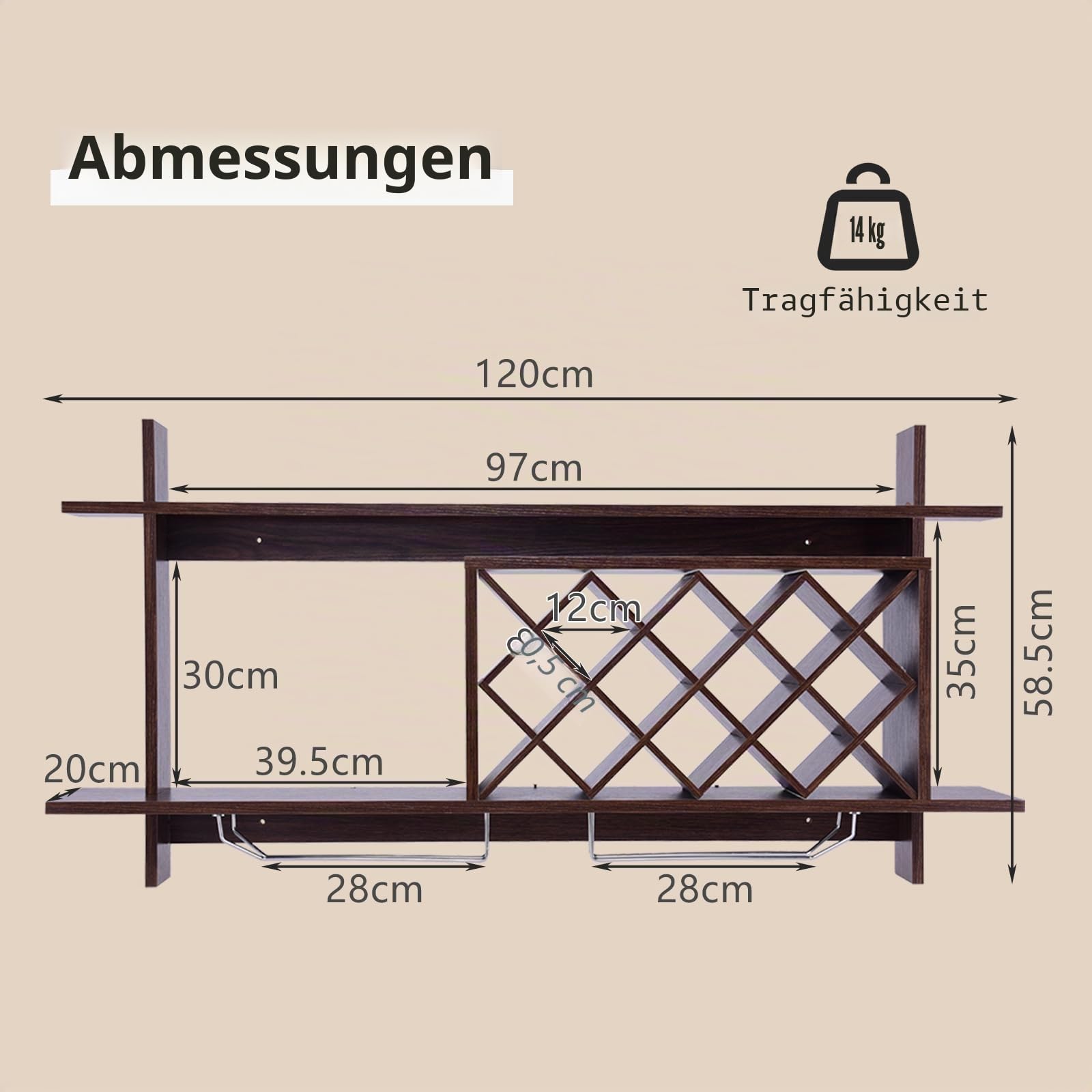 komfotteu-wandregal-weinregal-f-r-10-flaschen-120x58x20-cm-mit-glashaltern image 6