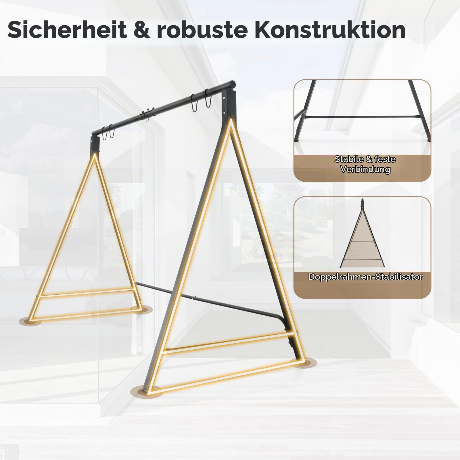 komfotteu-schaukelgestell-metall-a-form-210x115x175-cm-mit-5-aufh-ngeringen image 6