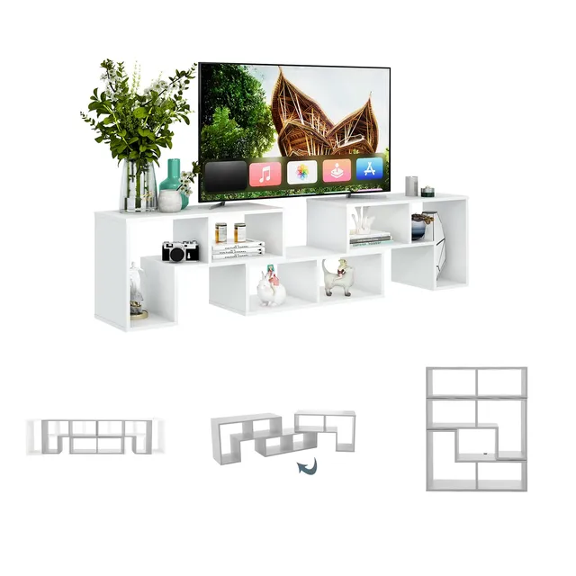 komfotteu-tv-schrank-holz-wei-f-r-tvs-bis-65-zoll image 1