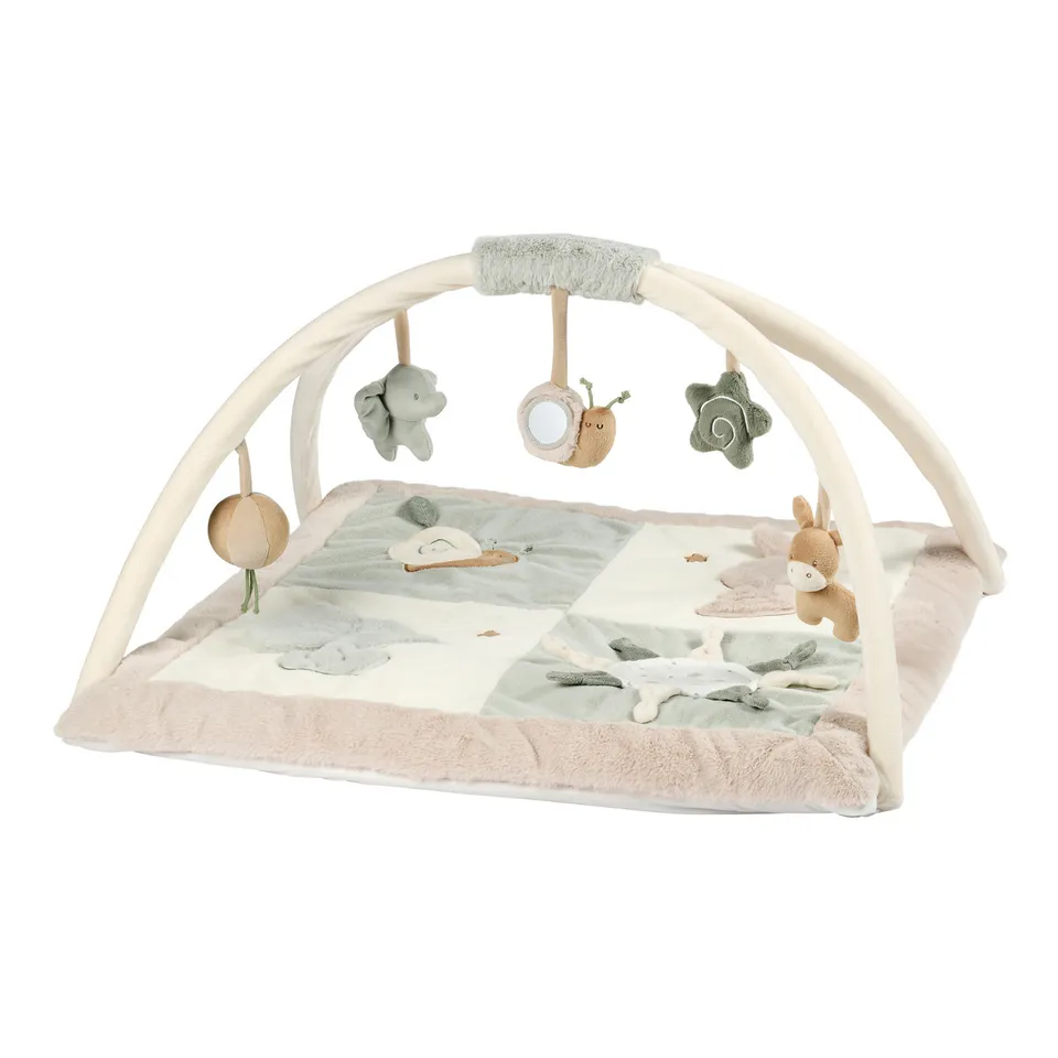 nattou-loulou-krabbeldecke-mit-bogen-80-x-80-cm-spieldecke image 1