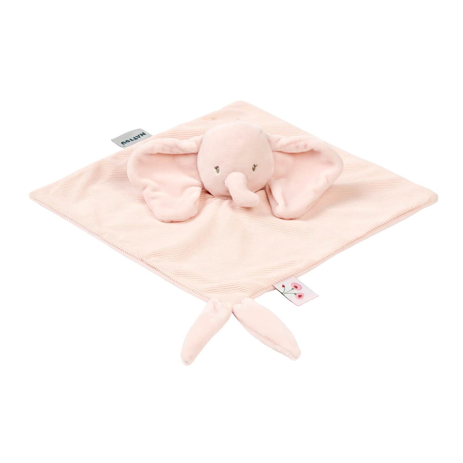 nattou-fanfan-baby-kuscheldecke-doudou-elefant-27x27-cm-rosa image 8