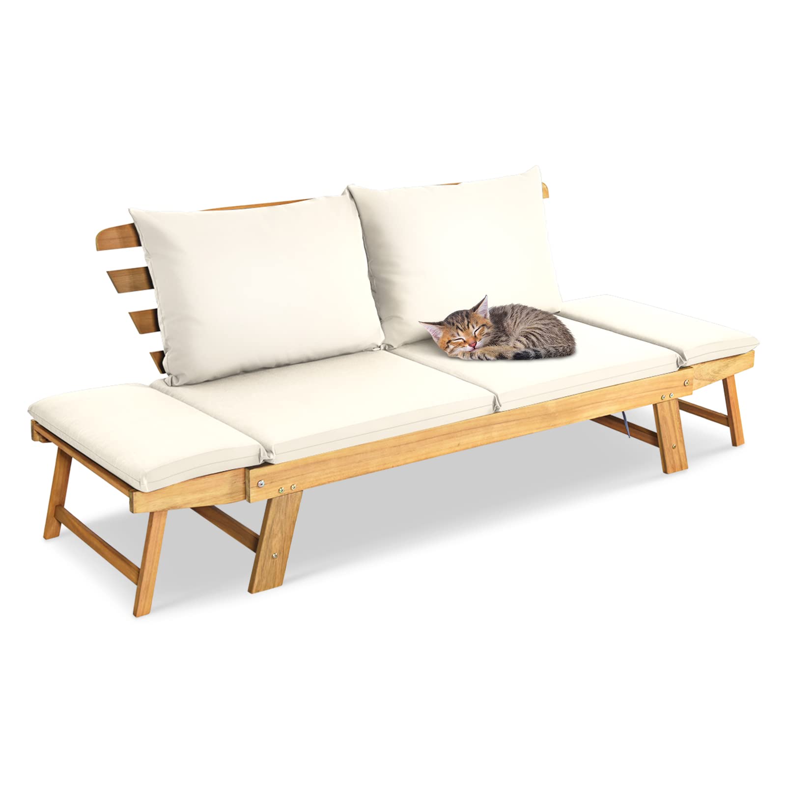 komfotteu-gartensofa-aus-holz-wei-bank-sonnenliege-2-personen image 4