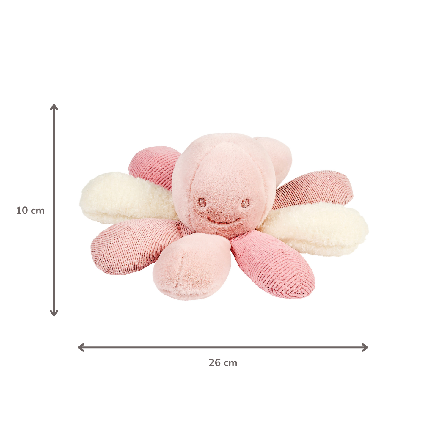 nattou-lapidou-kuschel-oktopus-rassel-26-cm-rosa image 6