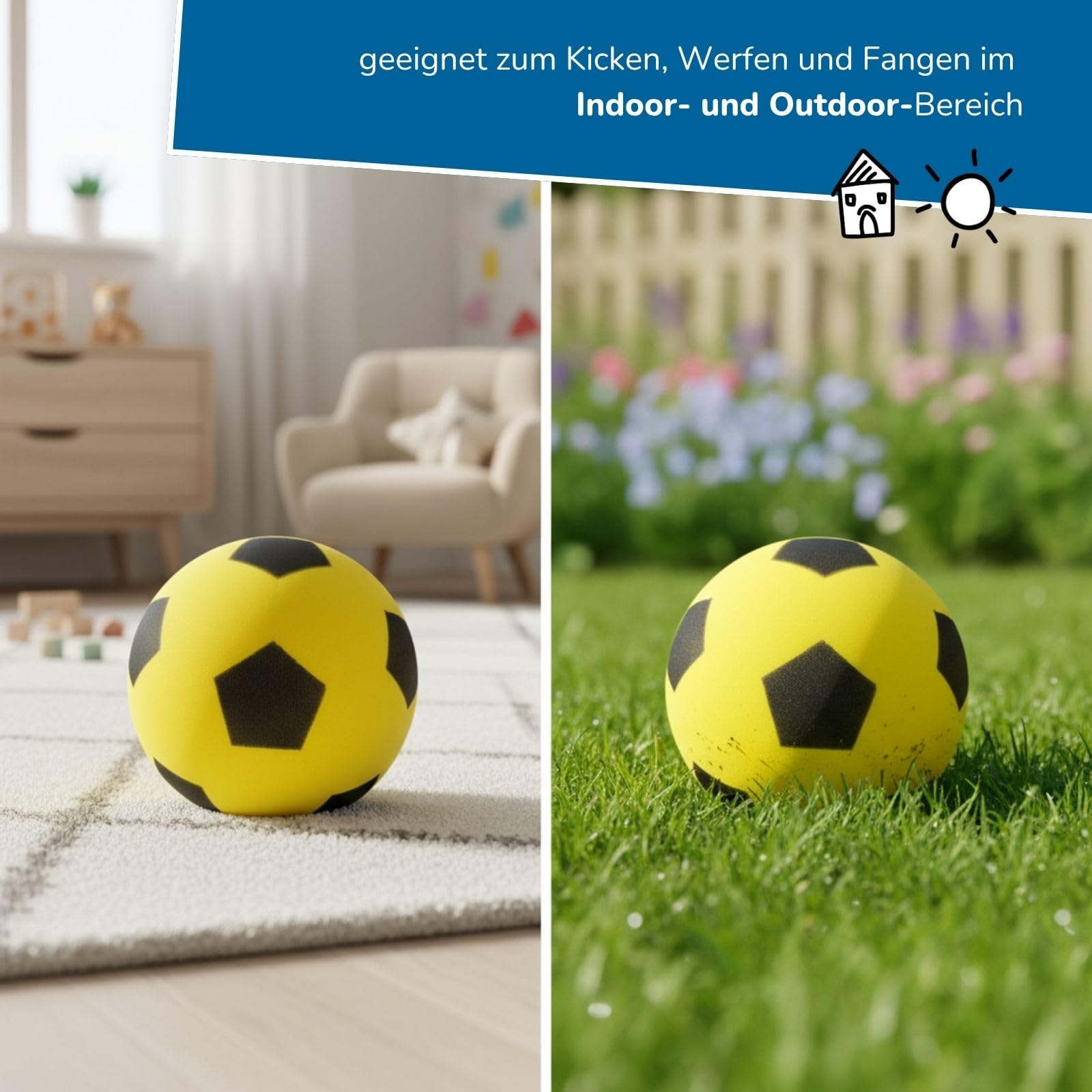 alldoro-schaumstoffball-20-cm-softball-fu-ball-design-leise-leicht image 4