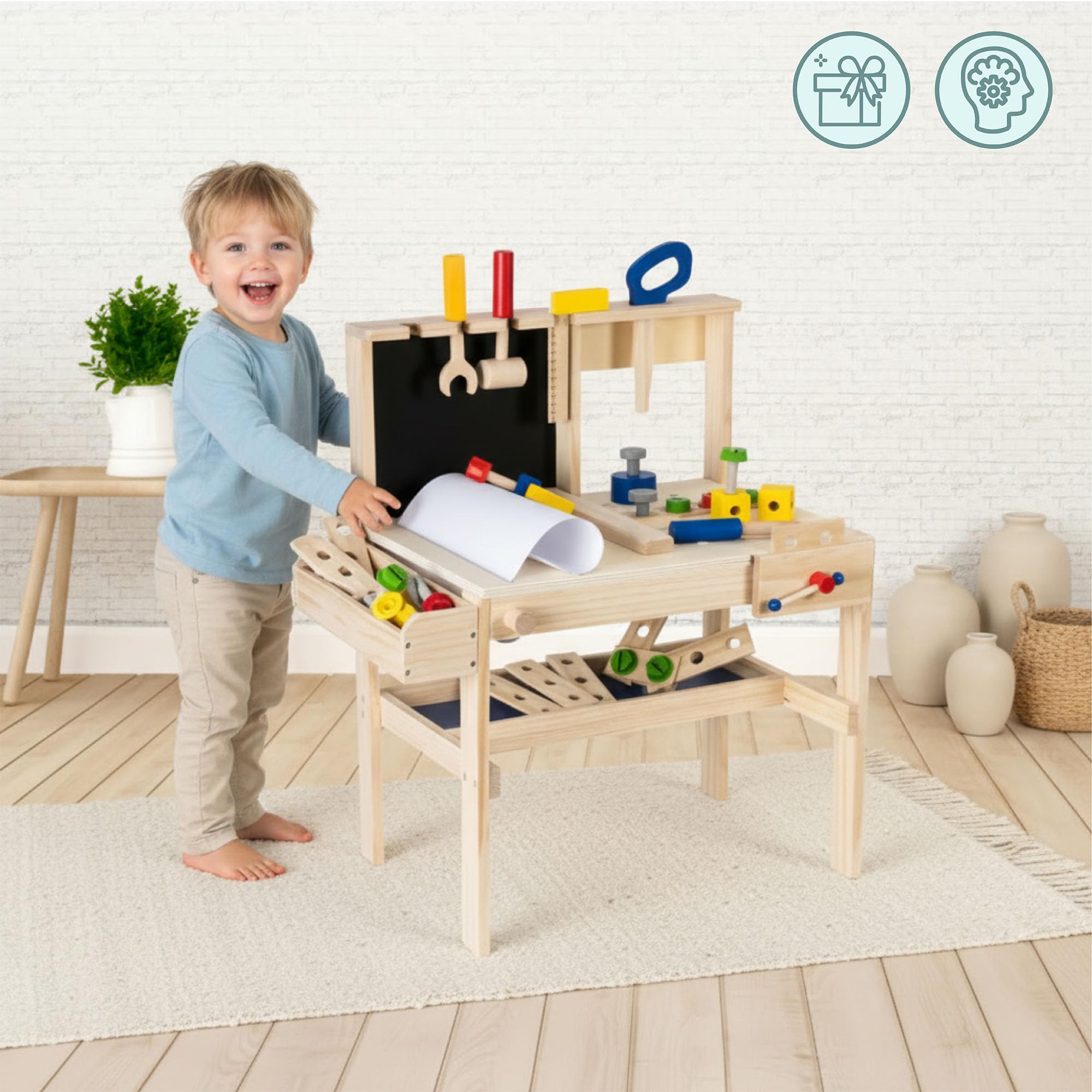 mamabrum-werkbank-kinder-aus-holz-mit-zubeh-r-56-5-cm-lernspielzeug-ab-3-jahre image 4