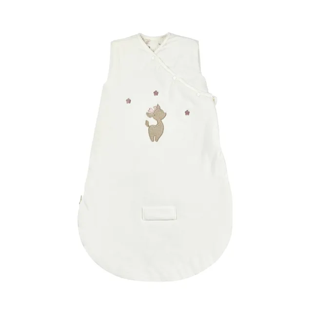 nattou-fanfan-babyschlafsack-70-cm-tog-2-5-wei-er-velours-ohne-rmel image 1