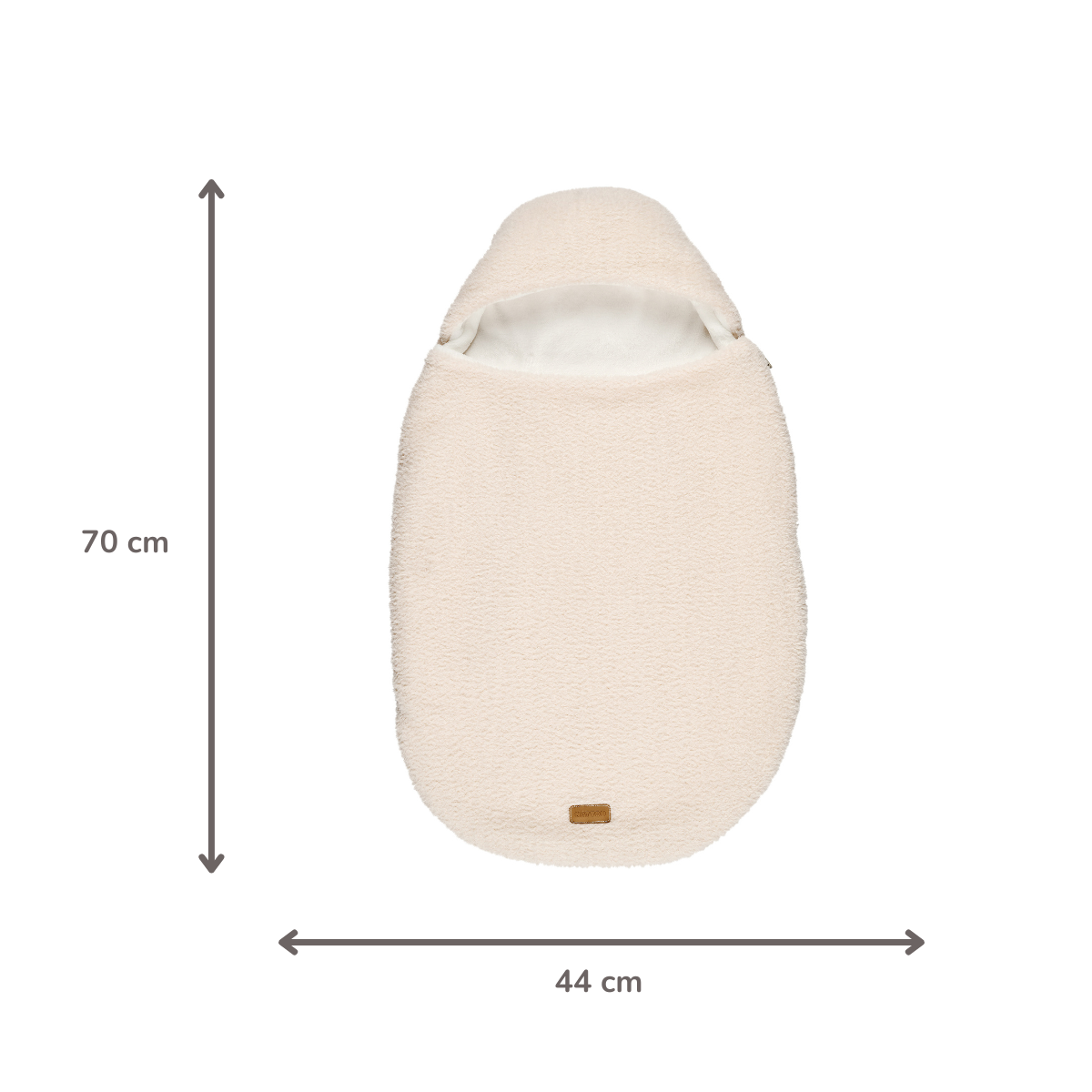 nattou-teddy-babynest-ecru-0-6-monate-fu-sack-f-r-autositz-kinderwagen image 3
