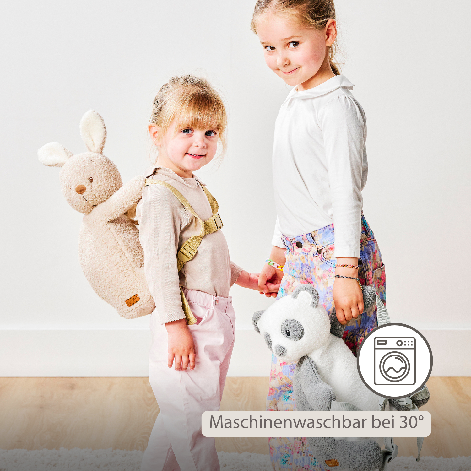 nattou-teddy-kindergarten-rucksack-panda-30-cm-grau-wei image 5