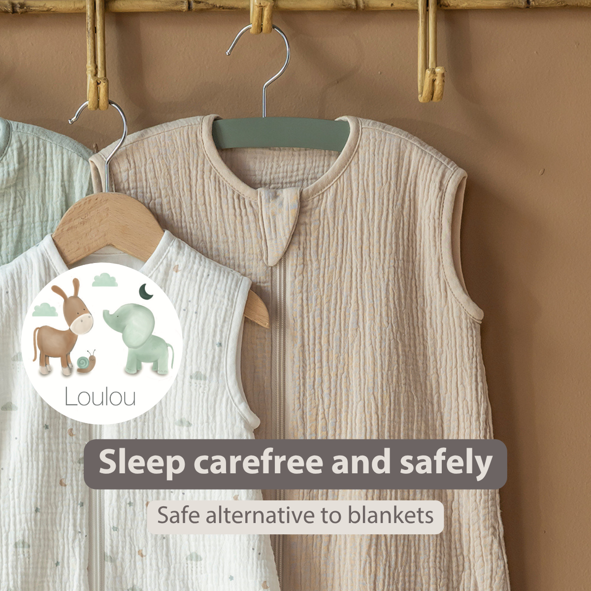 nattou-loulou-baby-schlafsack-90-cm-musselin-tog-0-5-sand image 2