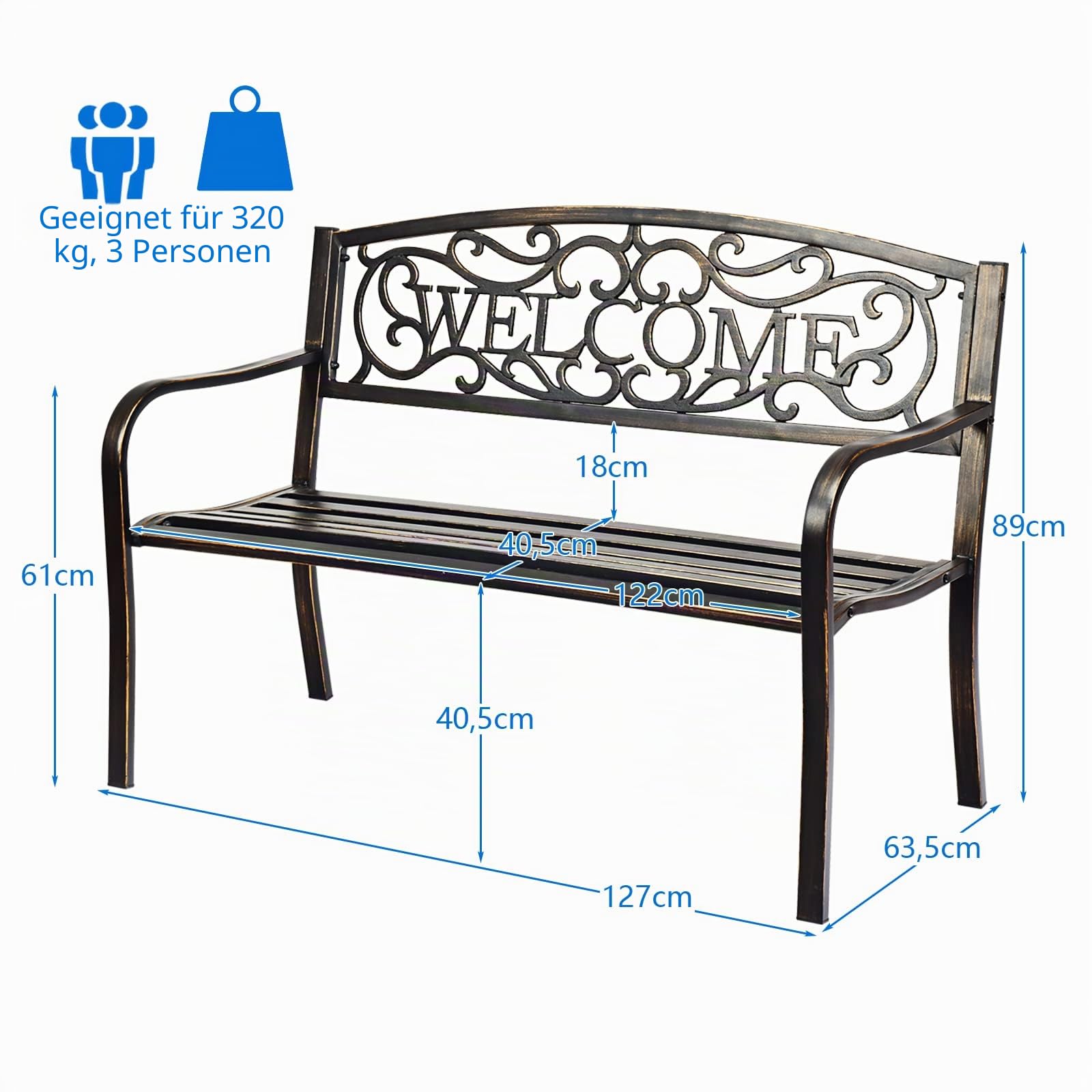 komfotteu-gartenbank-metall-mit-r-ckenlehne-und-armlehne-127-x-63-x-88-cm image 3