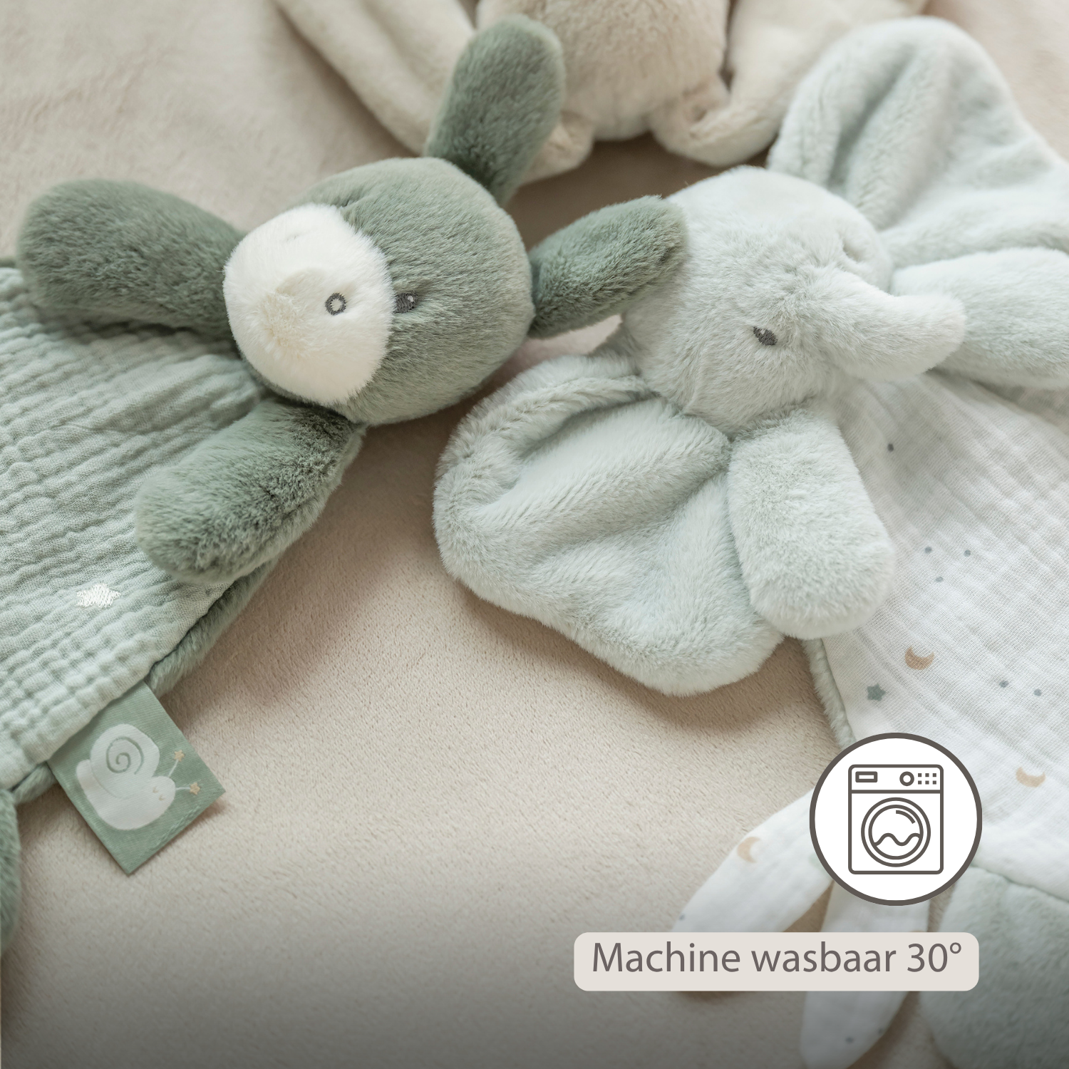 nattou-loulou-mini-kuscheltuch-elefant-25-cm-lindengr-n-ecru-aus-baumwolle image 7