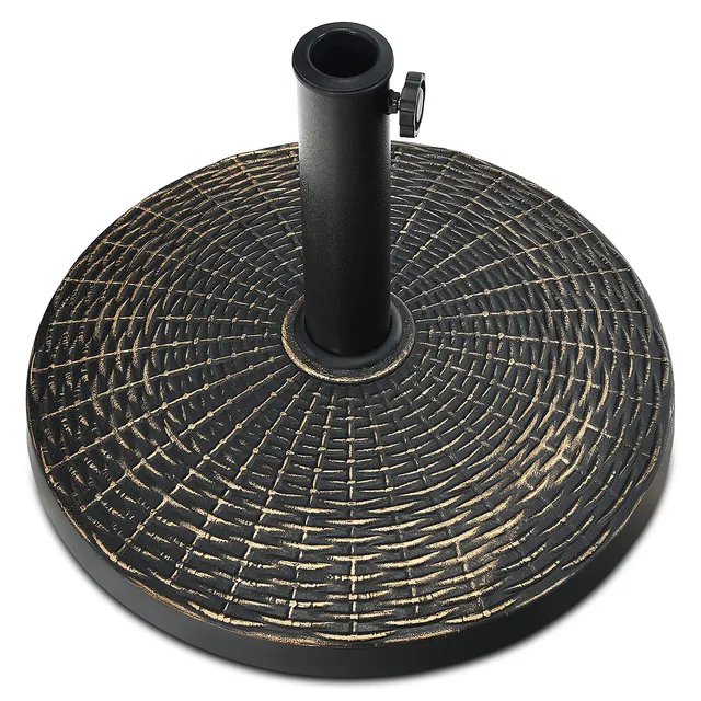 komfotteu-sonnenschirmst-nder-rund-10-kg-f-r-39-48-mm-schirmstock-mit-rattandesi image 1