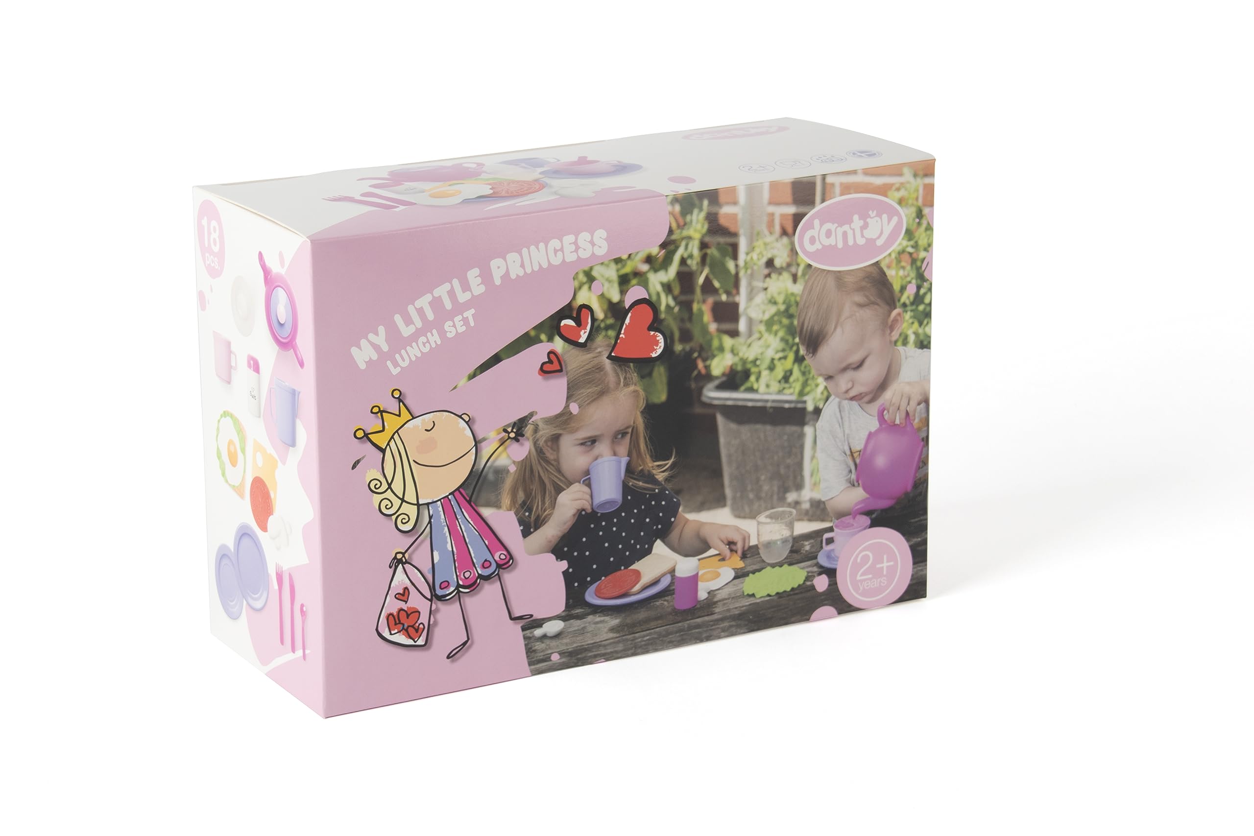 dantoy-5565-princess-lunch-set-18-teilig-essservice image 7