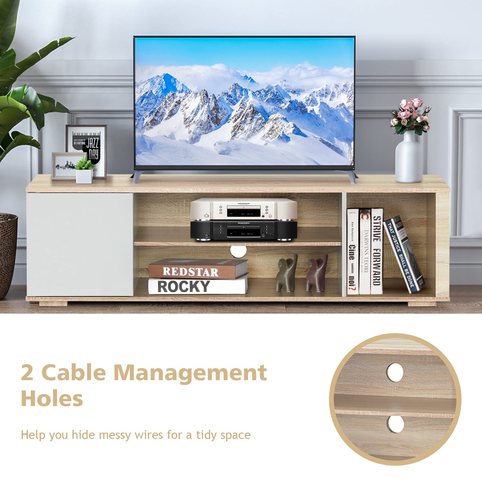 komfotteu-tv-lowboard-150-cm-f-r-55-zoll-natur-wei image 4