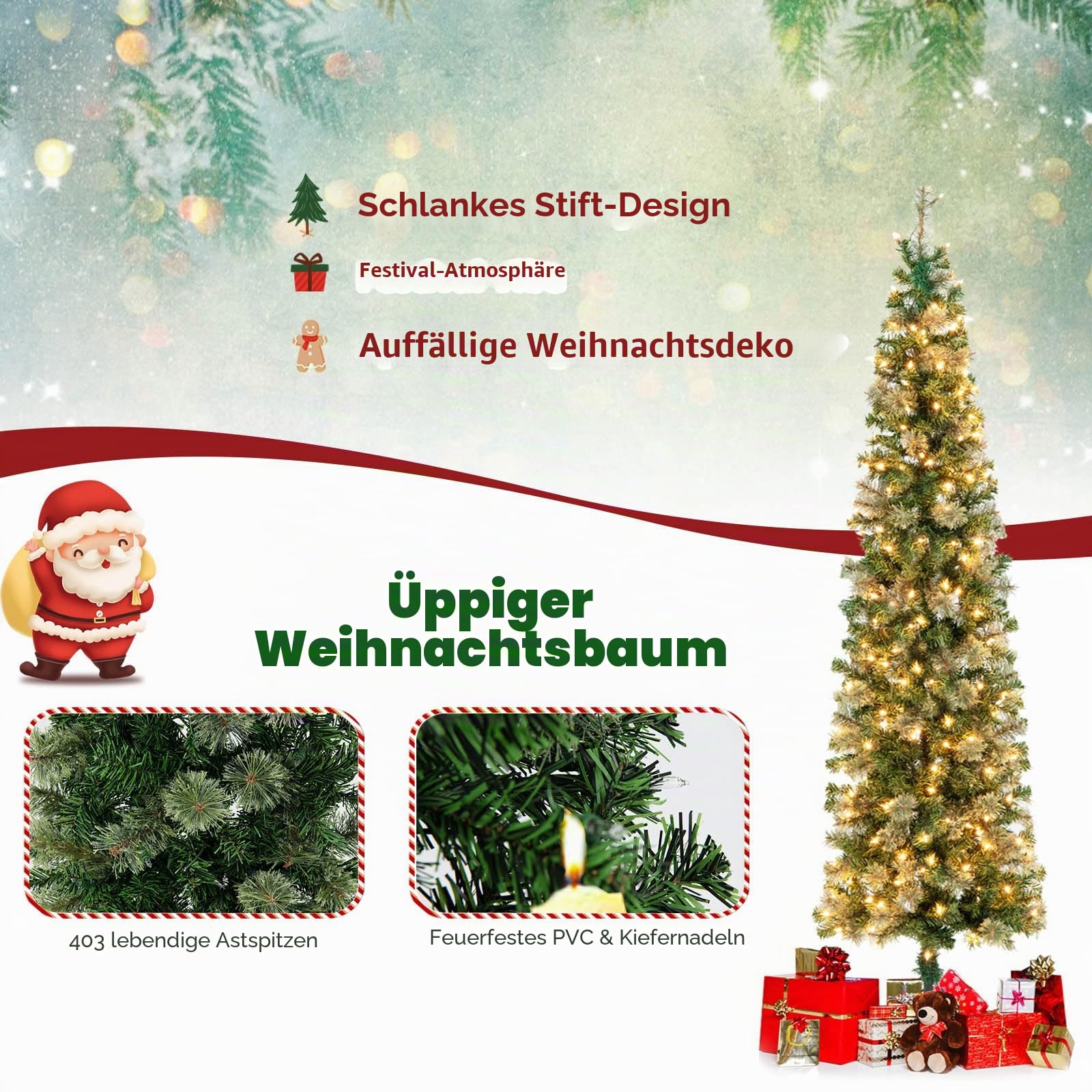 komfotteu-halber-bleistift-weihnachtsbaum-210-cm-mit-150-leds image 4