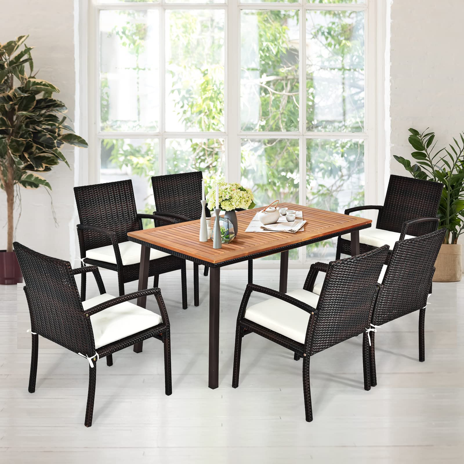 komfotteu-gartentisch-akazienholz-140-x-75-x-76-cm-esstisch-mit-schirmloch-6-8-p image 7