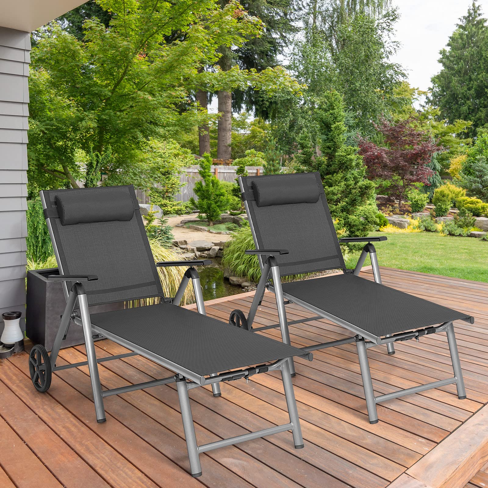 komfotteu-gartenliege-mit-rollen-aluminium-7-fach-verstellbar image 8