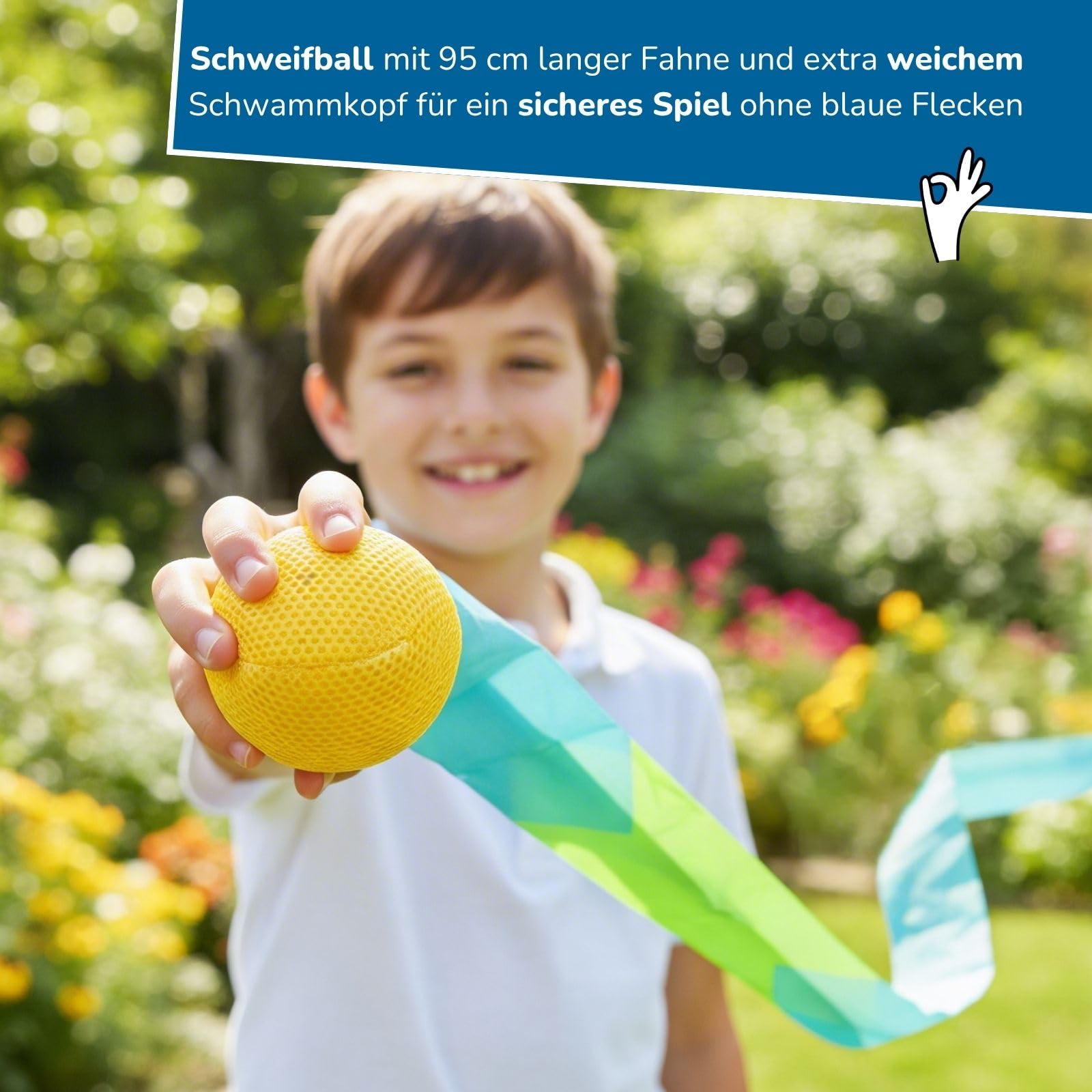 alldoro-outdoor-set-xl-federball-soft-tennis-schweifball image 6