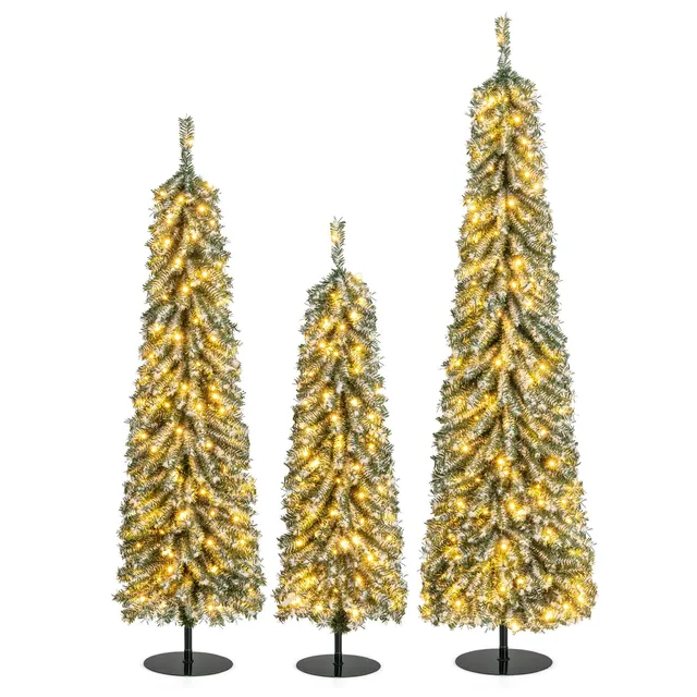 komfotteu-3er-k-nstlicher-weihnachtsbaum-set-120-150-180-cm-mit-led image 1
