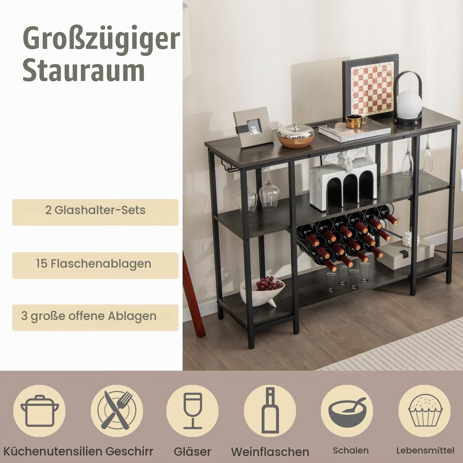 komfotteu-weinregal-mit-steckdosen-und-glashalter-f-r-15-flaschen-113-x-35-x-85- image 7