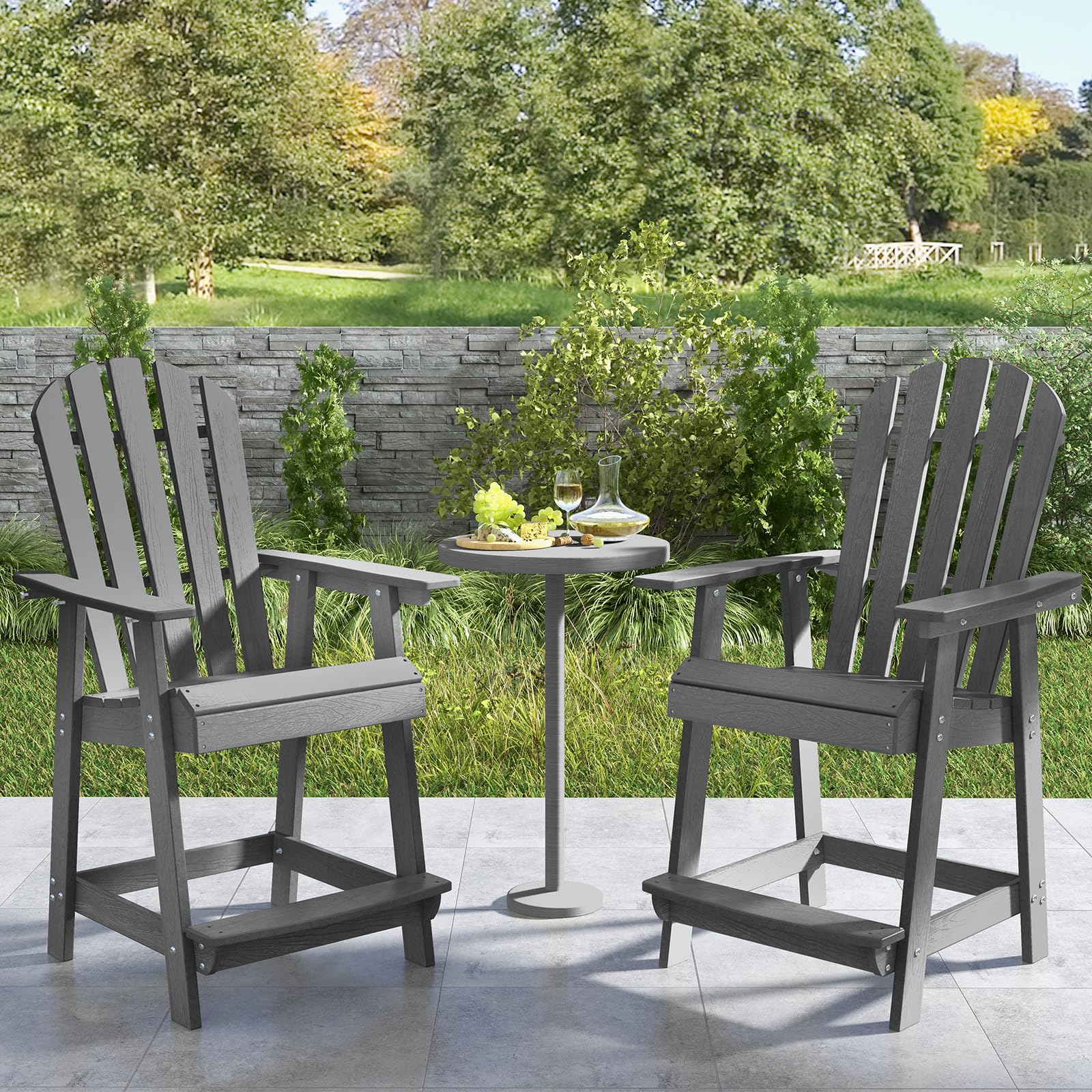 komfotteu-adirondack-hochstuhl-grau-70x85x119-cm-hdpe-gartensessel-mit-fu-st-tze image 2