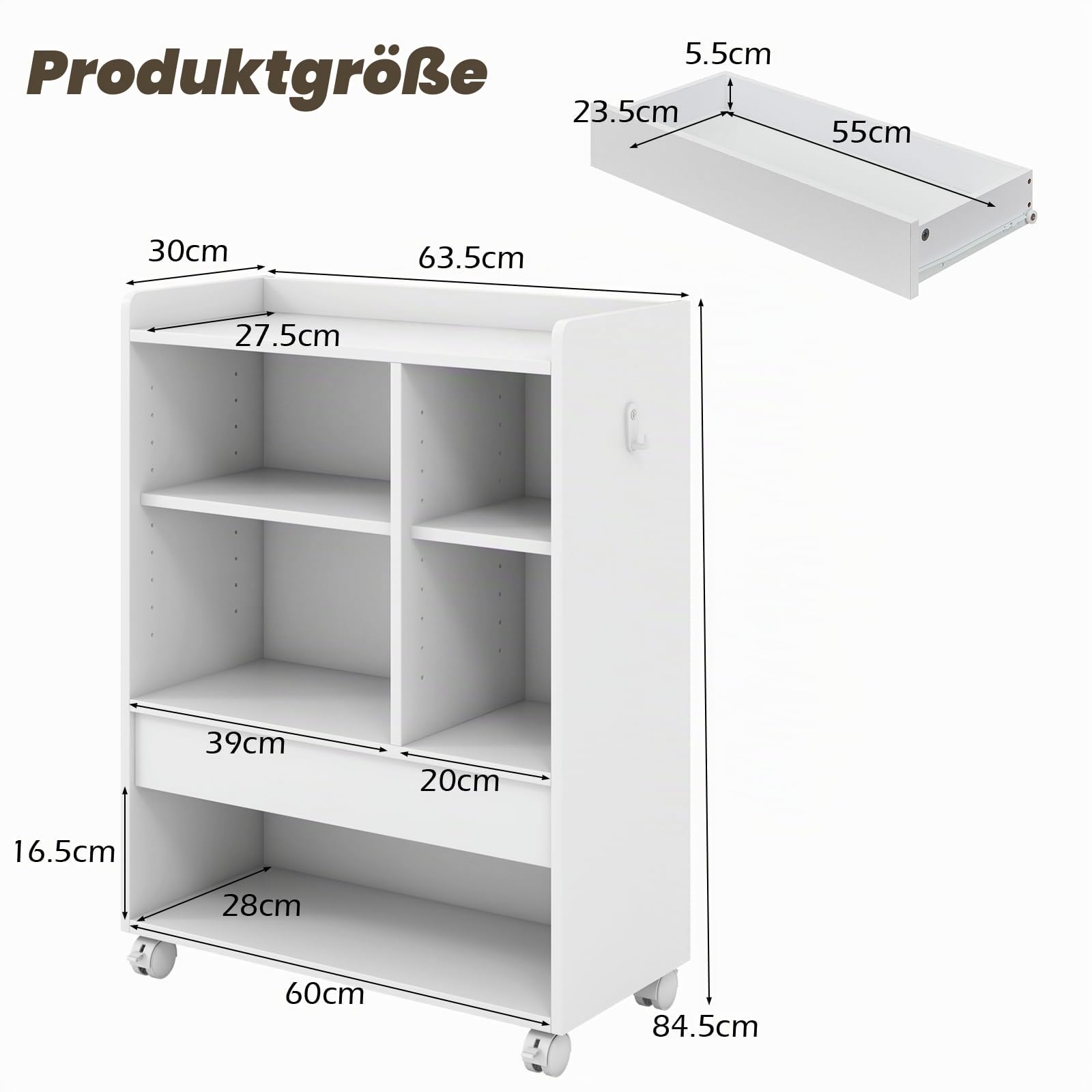 komfotteu-rollcontainer-wei-63-5x30x84-5-cm-b-roschrank-mit-schublade-auf-rollen image 3