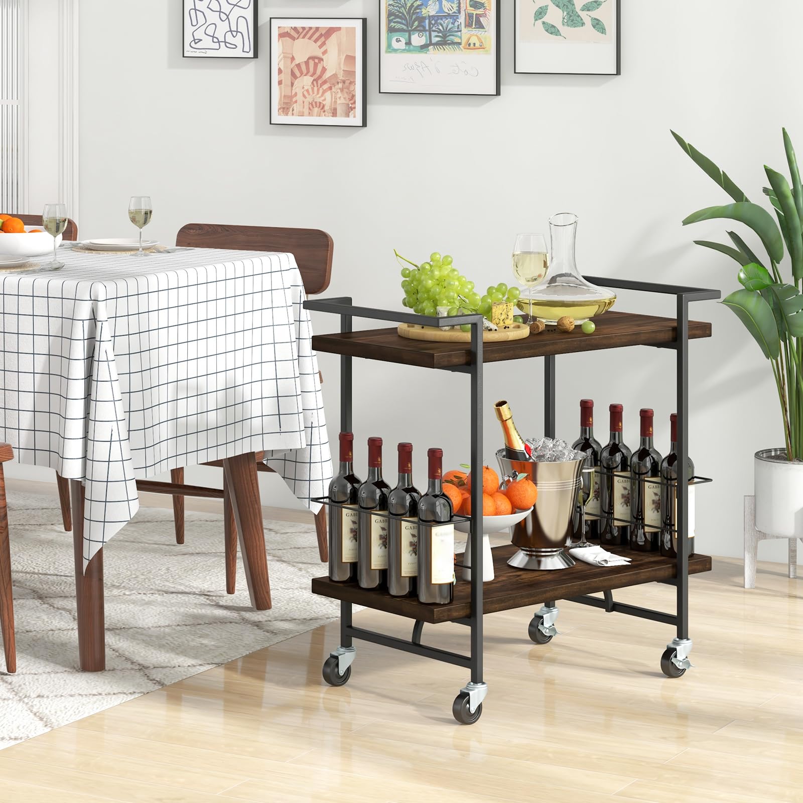komfotteu-barwagen-braun-80x40-cm-auf-rollen-mit-flaschenhalter image 2